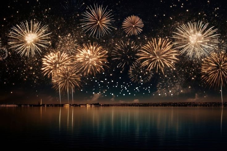Golden Sky Fireworks Display